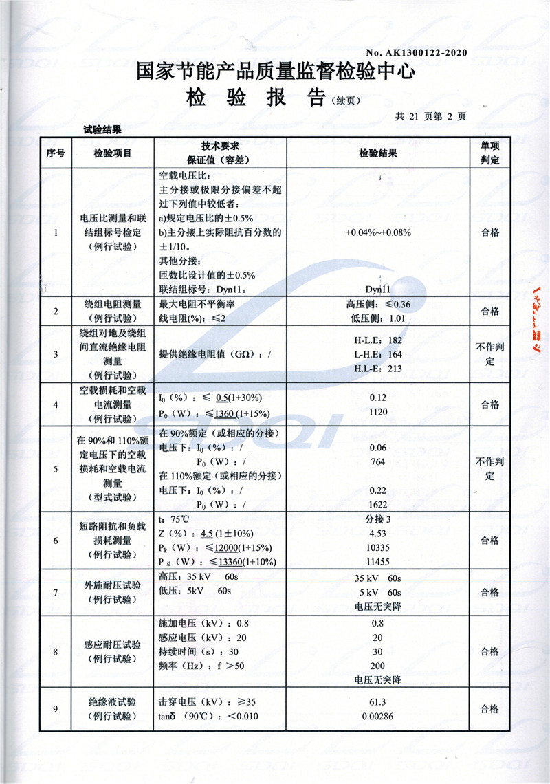 高低压试验报告-S11-1250嵊州嵊州嵊州油浸式变压器-2.jpg